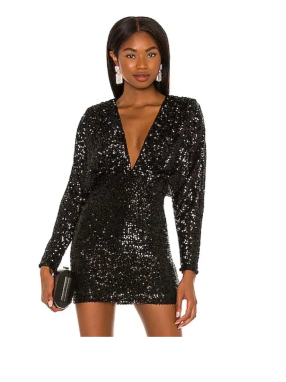 Nookie Veda Mini Dress Black Sequin – Size Small NWT